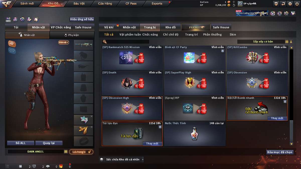 shop acc cf uy tin gia re